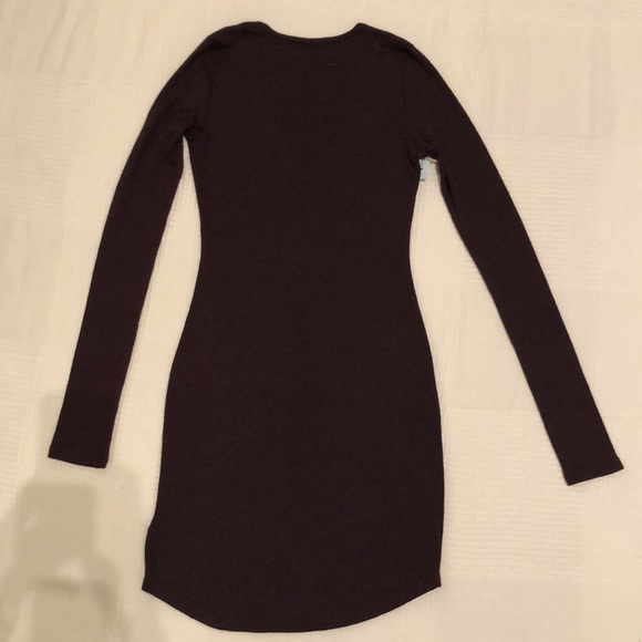 Aritzia Golden by TNA Brown Sweater Dress - Picture 2 of 7